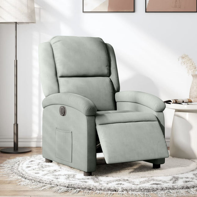 Fauteuil Elektrisch Verstelbaar Fluweel
