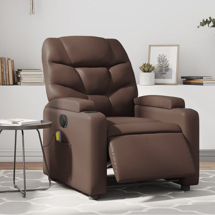 Fauteuil Elektrisch Verstelbaar Kunstleer Kleurig