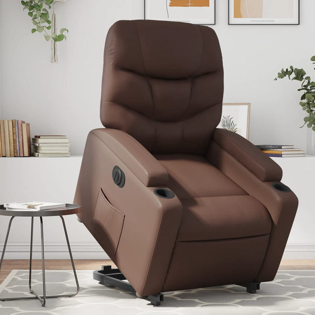 Sta-Op-Massagestoel Elektrisch Kunstleer