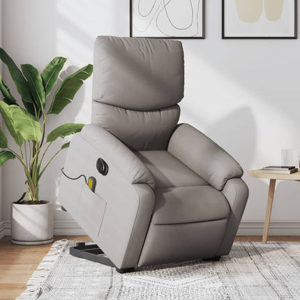 Sta-Op-Massagestoel Elektrisch Verstelbaar Stof
