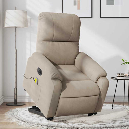 Sta-Op-Massagestoel Elektrisch Microvezelstof