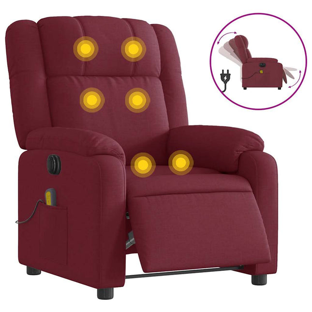Massagestoel Elektrisch Verstelbaar Stof