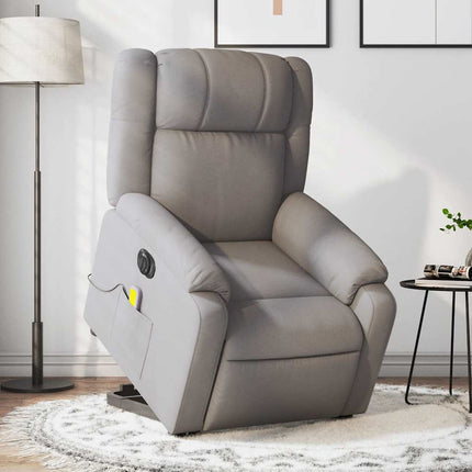 Sta-Op-Massagestoel Elektrisch Verstelbaar Stof