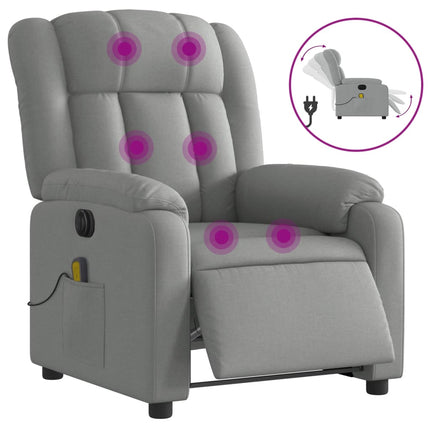 Massagestoel Elektrisch Verstelbaar Stof