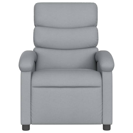 Massagestoel Met Lichtgrijze Stof