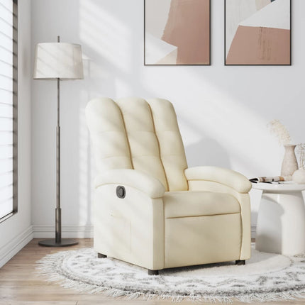 Relaxfauteuil Lichtgrijze Stof