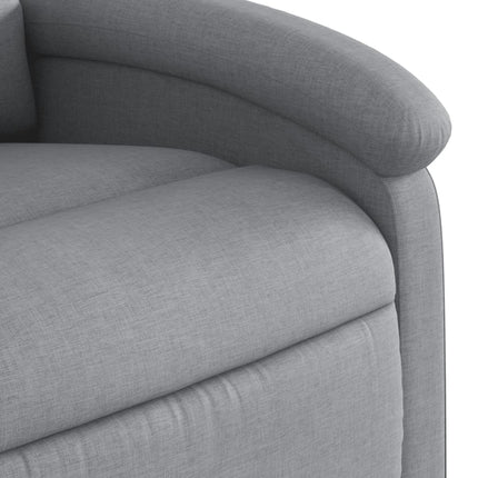 Relaxfauteuil Lichtgrijze Stof