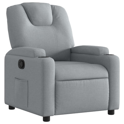 Relaxfauteuil Lichtgrijze Stof