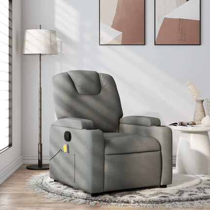 Relaxfauteuil Lichtgrijze Stof