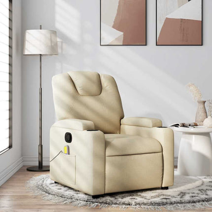 Relaxfauteuil Lichtgrijze Stof