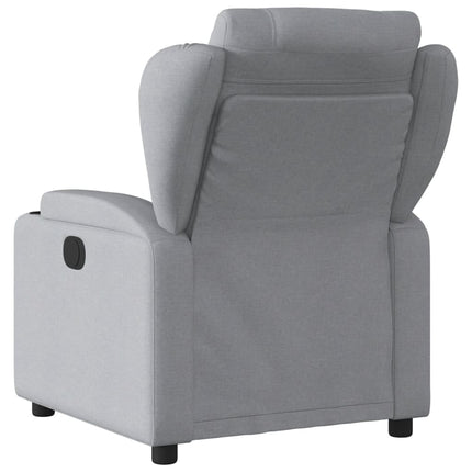 Relaxfauteuil Lichtgrijze Stof