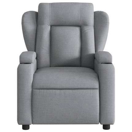 Relaxfauteuil Lichtgrijze Stof