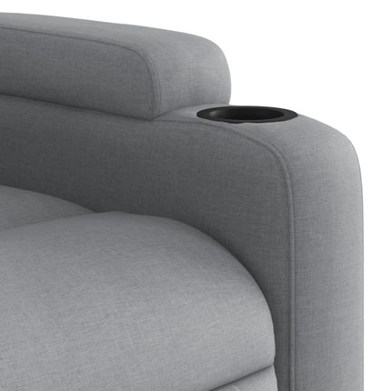 Relaxfauteuil Lichtgrijze Stof