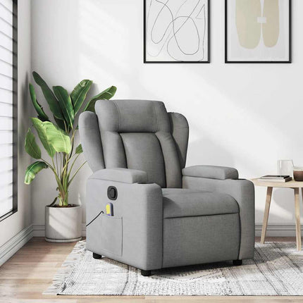 Relaxfauteuil Lichtgrijze Stof