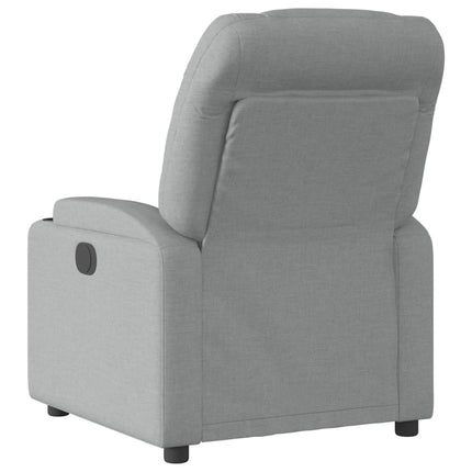 Relaxfauteuil Lichtgrijze Stof