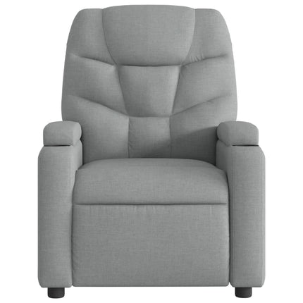 Relaxfauteuil Lichtgrijze Stof