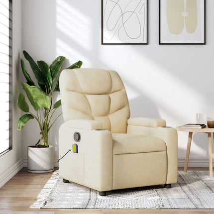 Relaxfauteuil Lichtgrijze Stof