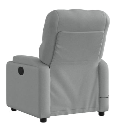 Massagestoel Met Lichtgrijze Stof