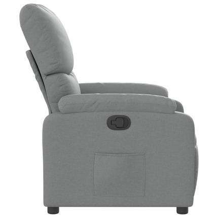 Relaxfauteuil Lichtgrijze Stof