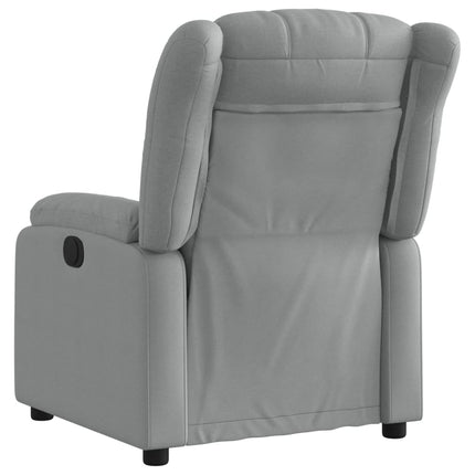 Relaxfauteuil Lichtgrijze Stof