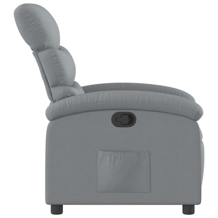 Relaxfauteuil Lichtgrijze Stof