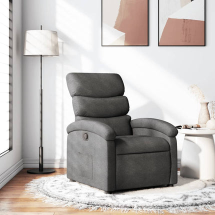 Relaxfauteuil Lichtgrijze Stof
