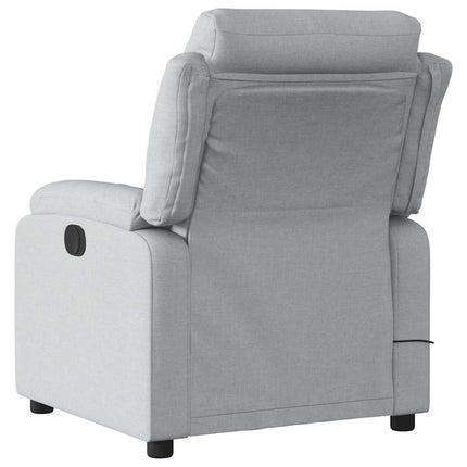 Massagestoel Met Lichtgrijze Stof