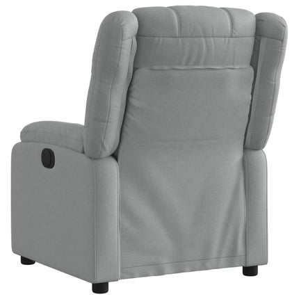 Relaxfauteuil Lichtgrijze Stof