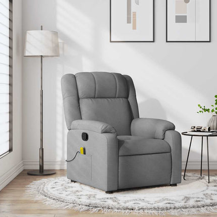 Relaxfauteuil Lichtgrijze Stof