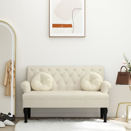 Bankje Met Rugleuning 120X62X75,5 Cm