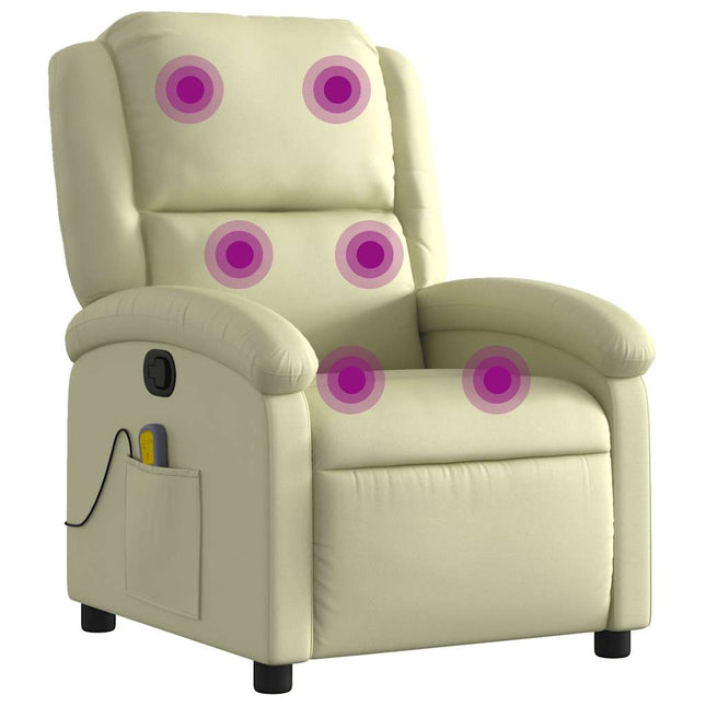 Massagestoel Echt Leer Kleurig