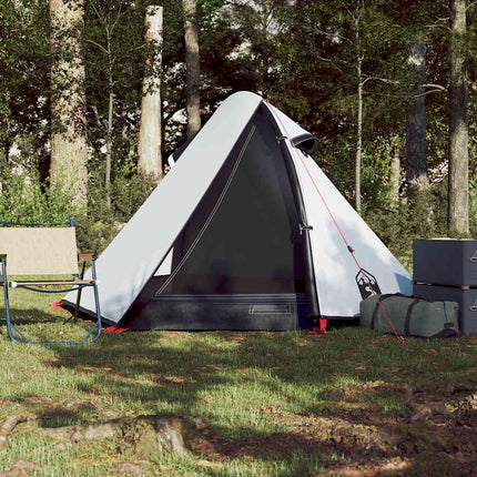 Koepeltent 2-Persoons Waterdicht Verduisterend Stof Wit Verduisterend Wit