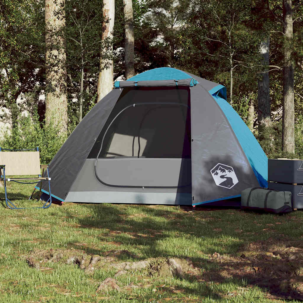 Koepeltent 2-Persoons Waterdicht Blauw