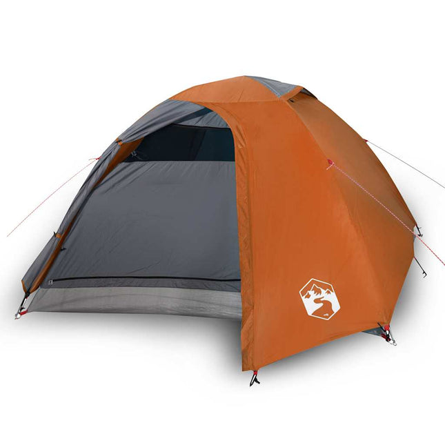 Koepeltent Waterdicht Grijs En Oranje