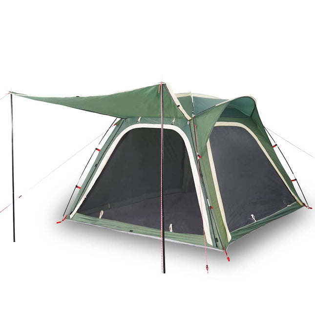 Tent 4-Persoons Waterdicht Snelontgrendeling Groen