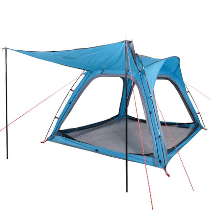 Tent 4-Persoons Waterdicht Snelontgrendeling Blauw