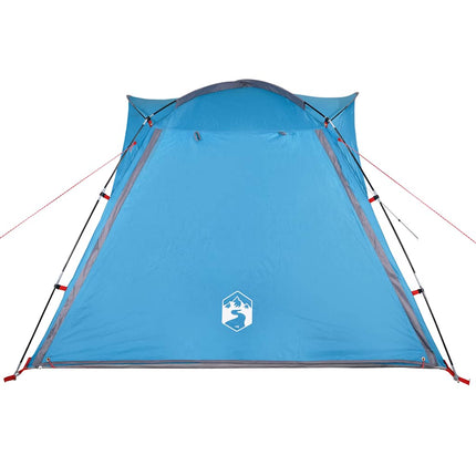Tent 4-Persoons Waterdicht Snelontgrendeling Blauw