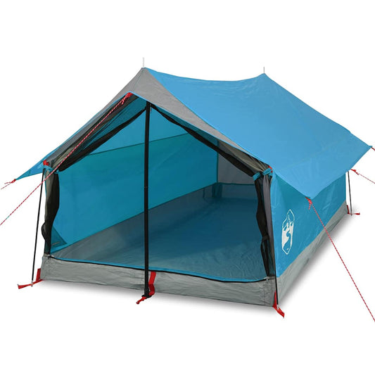 Tent 2-persoons waterdicht blauw