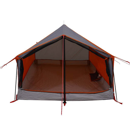 Tent 2-Persoons Waterdicht Grijs En Oranje