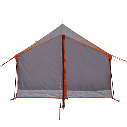 Tent 2-Persoons Waterdicht Grijs En Oranje