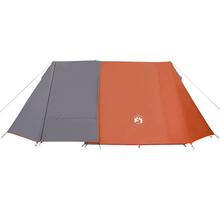 Tent 3-Persoons Waterdicht Grijs En Oranje