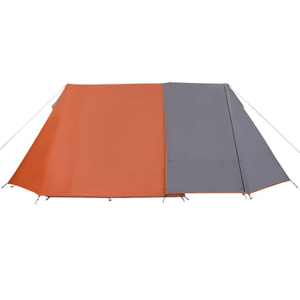 Tent 3-Persoons Waterdicht Grijs En Oranje