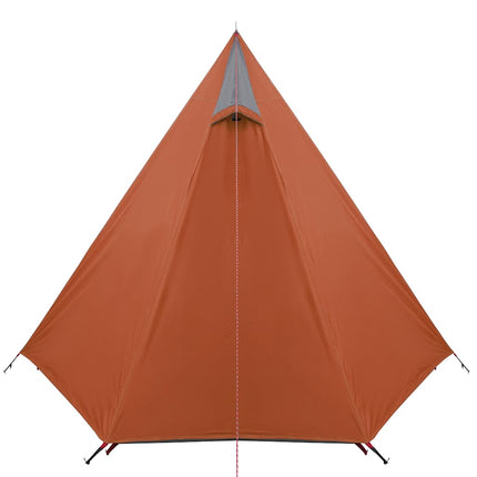 Tent 3-Persoons Waterdicht Grijs En Oranje