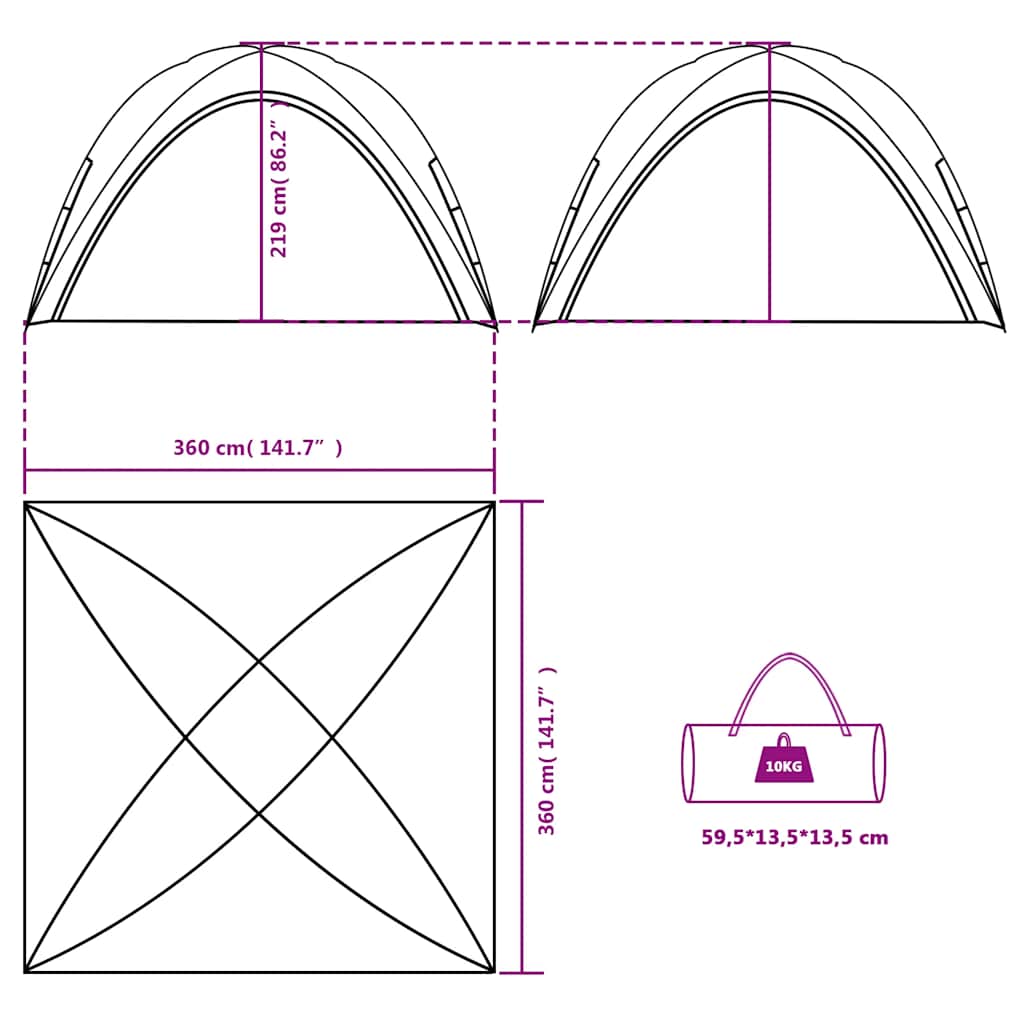 Partytent Waterdicht Wit