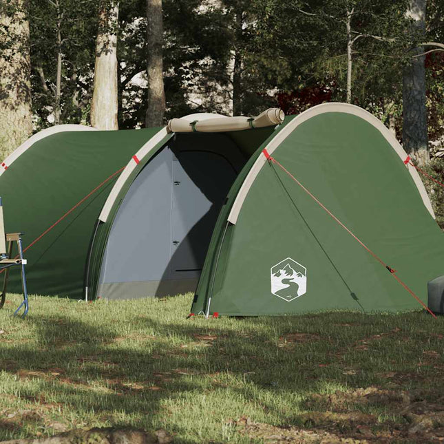 Tunneltent 4-Persoons Waterdicht Groen