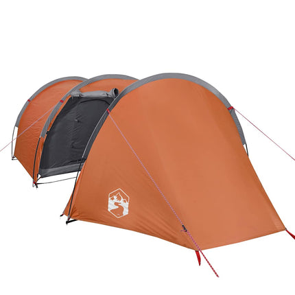 Tunneltent 4-Persoons Waterdicht Oranje Grijs