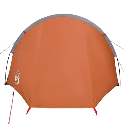 Tunneltent 4-Persoons Waterdicht Oranje Grijs
