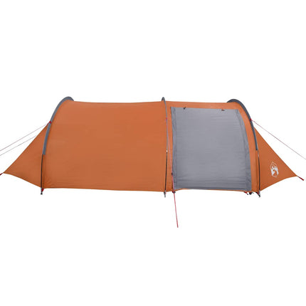 Tunneltent 4-Persoons Waterdicht Oranje Grijs
