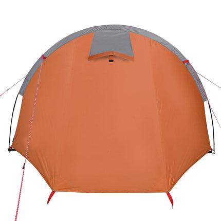 Tunneltent 4-Persoons Waterdicht Oranje Grijs