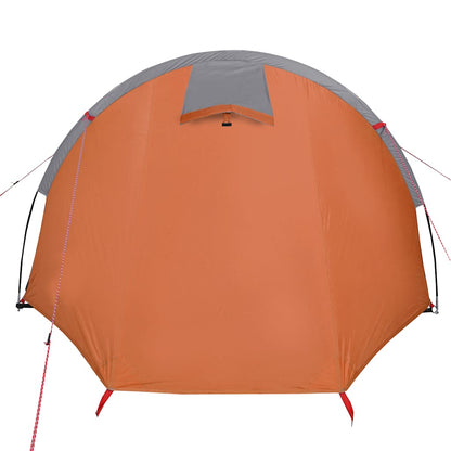 Tunneltent 4-persoons waterdicht oranje